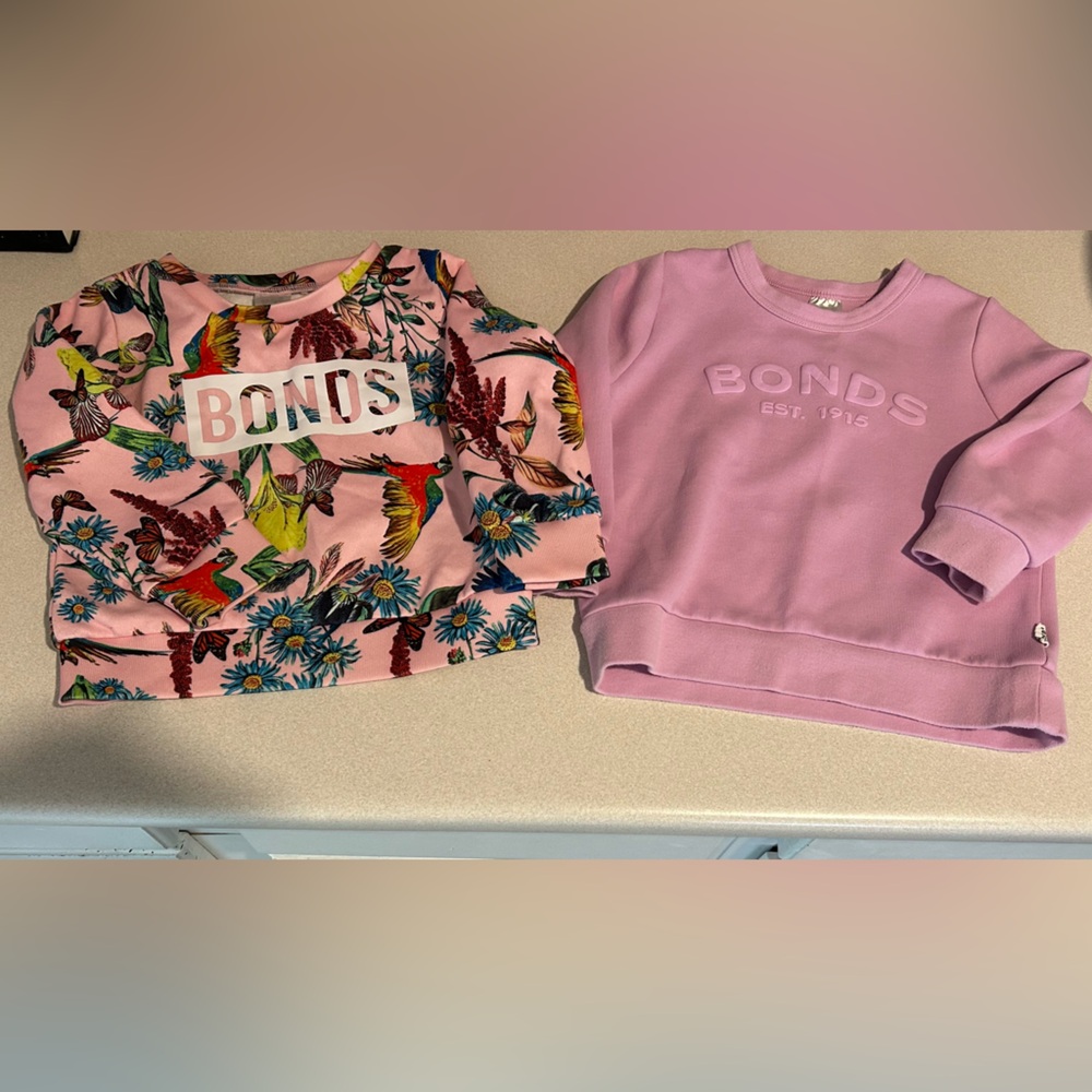 Bonds Pink and Floral Kids Skirt Set